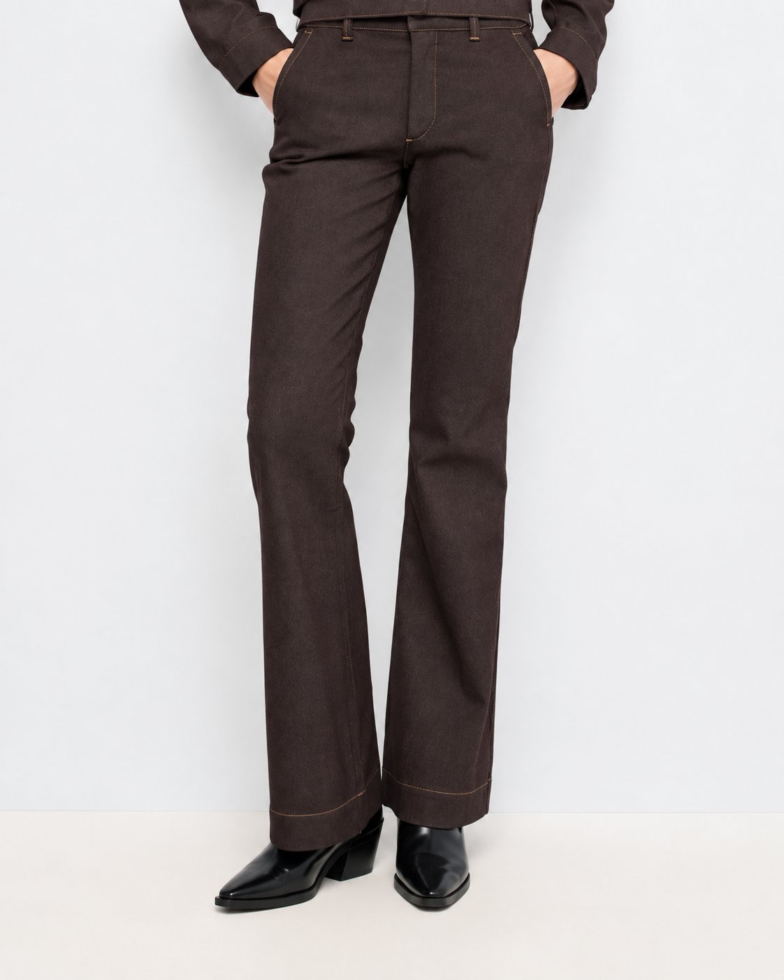 Chino Straight W/ Waist Detail