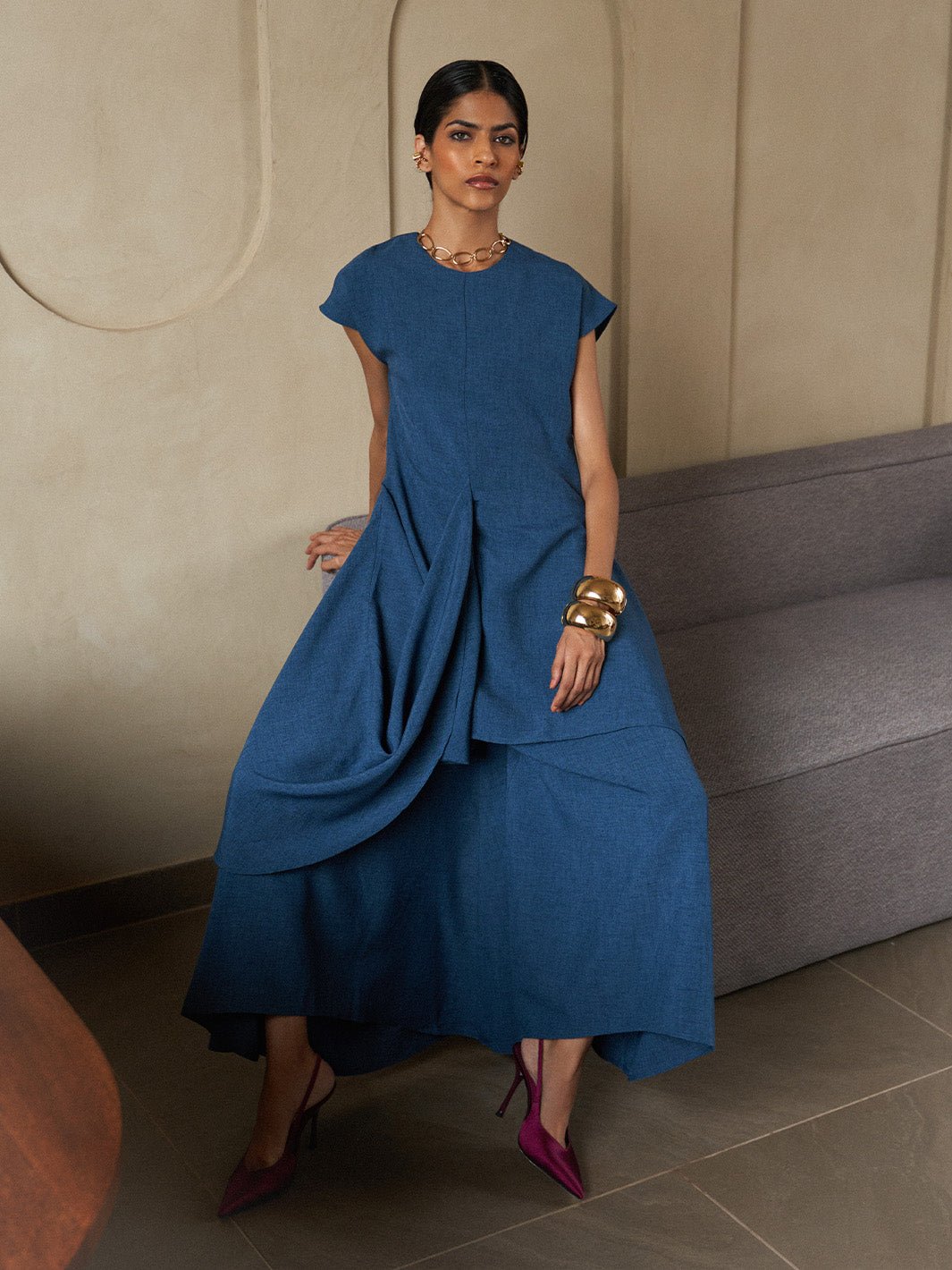Lazuli Teal Wide Leg Pants