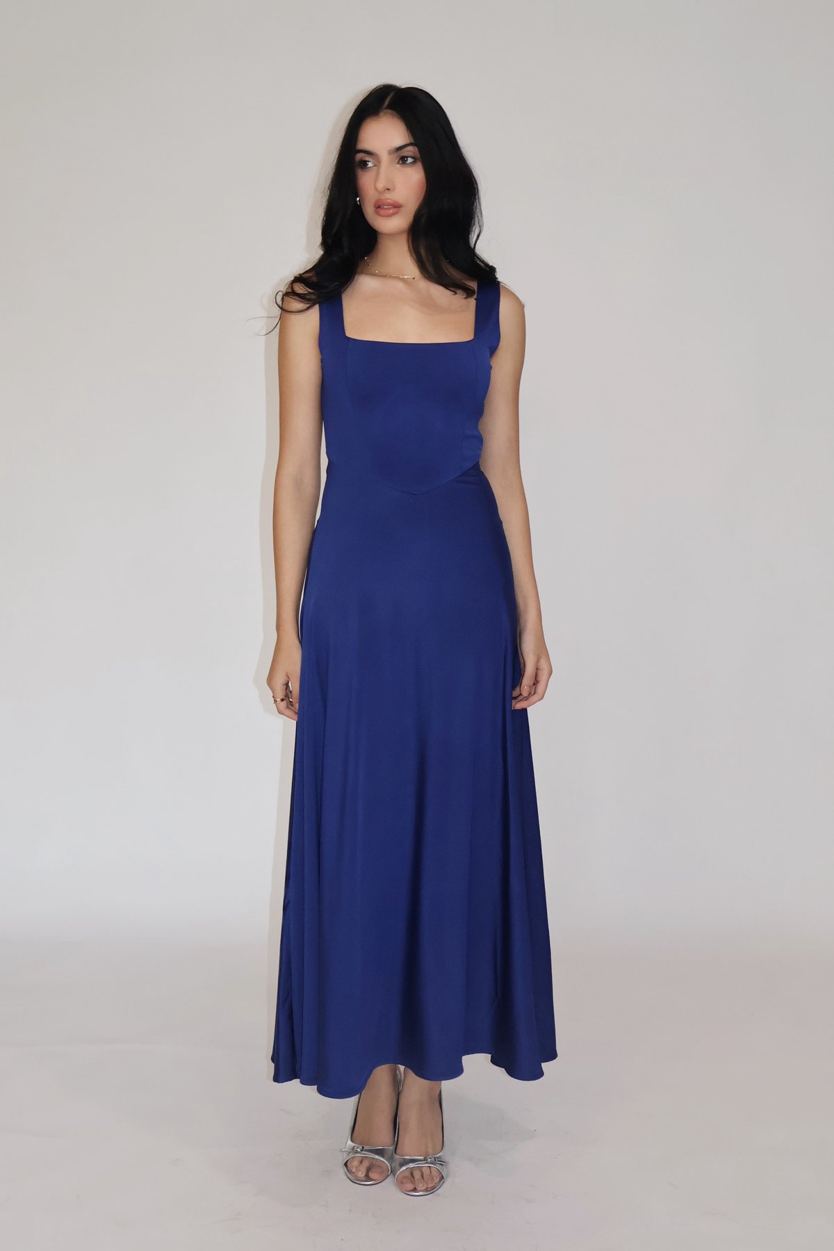 Rose Dress Navy