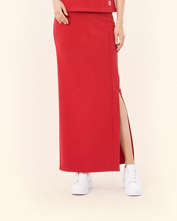 Terry Straight Skirt