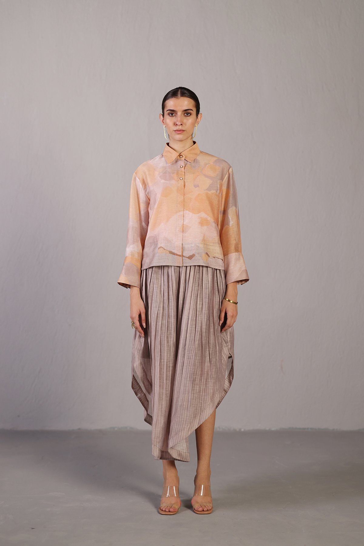 Candy Soft Grey & Orange Co-Ord Set