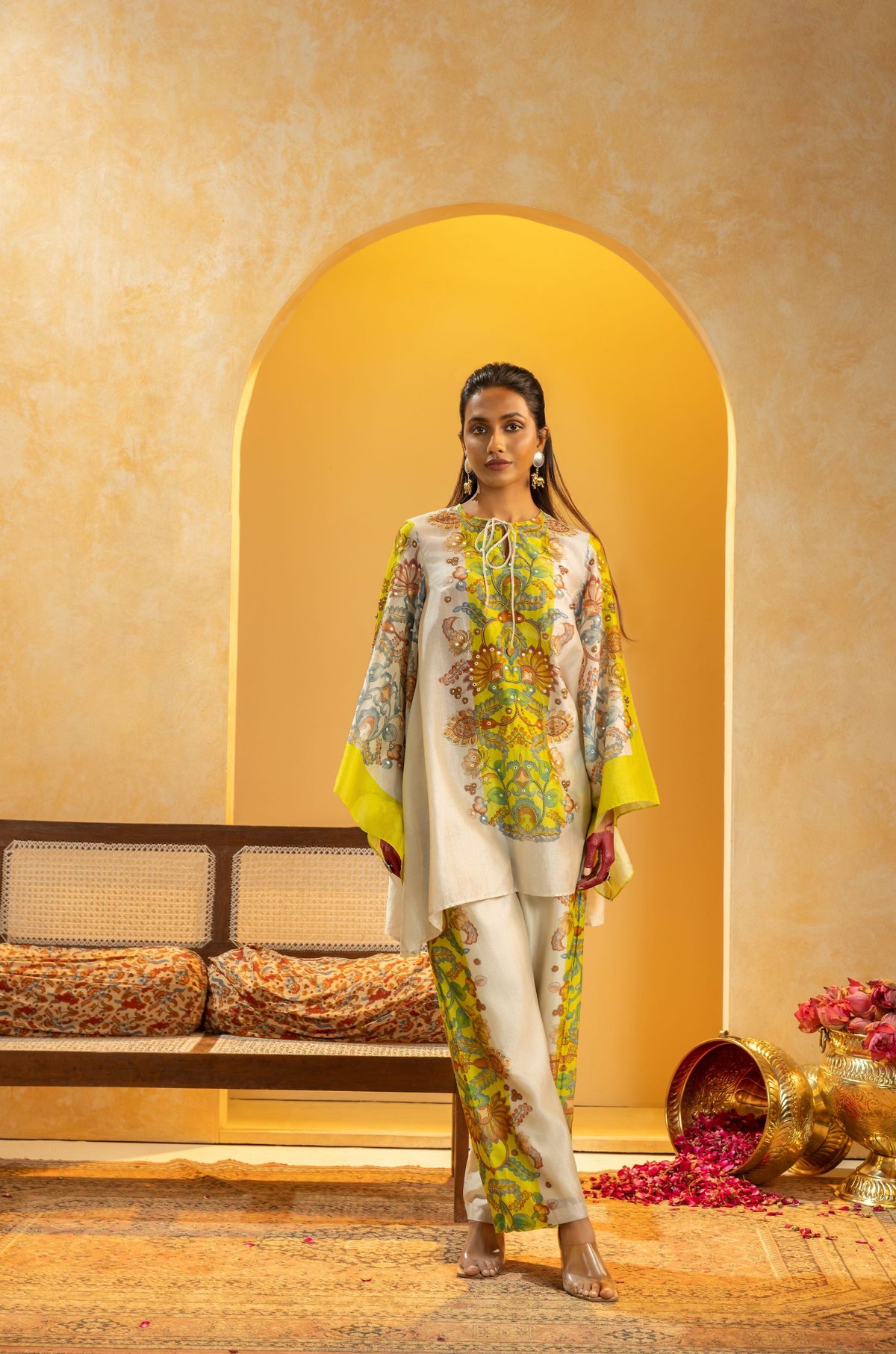 Off-White Kurta Set
