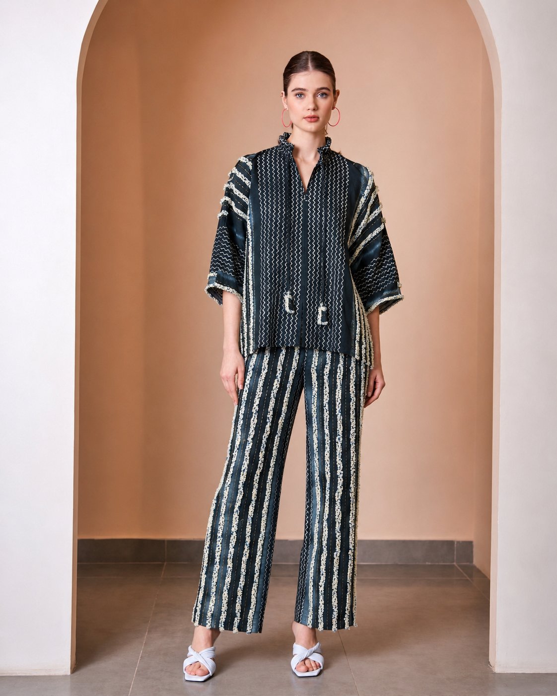 Seychelles Set – Blue (Top & Pant)