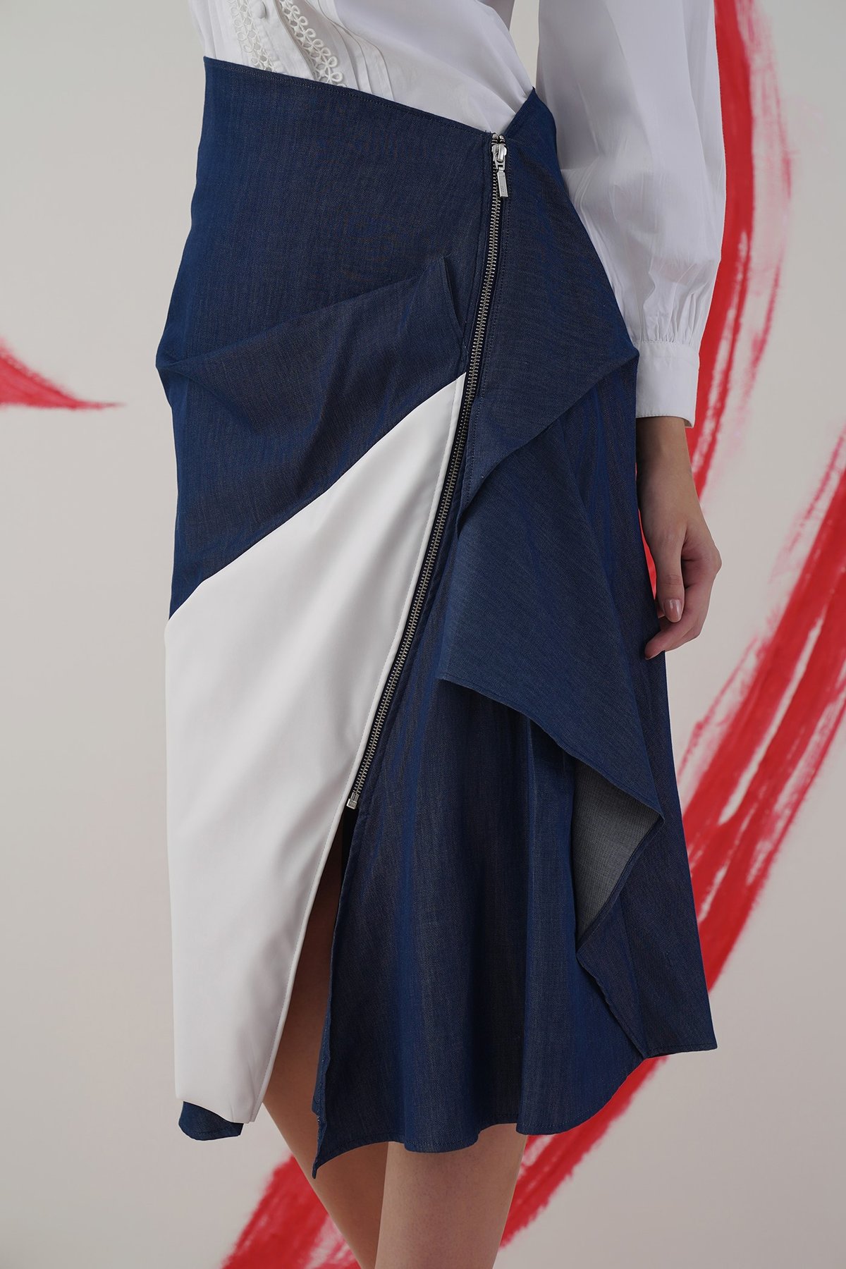 Play Skirt Blue/White