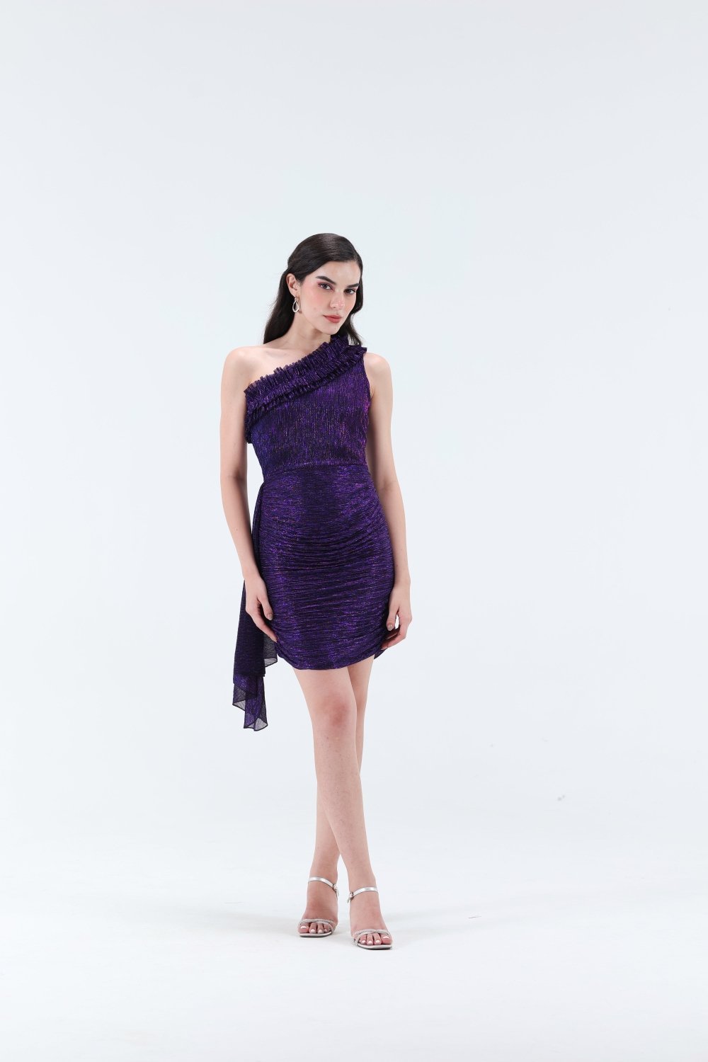 Helene Ruffle Mini Dress