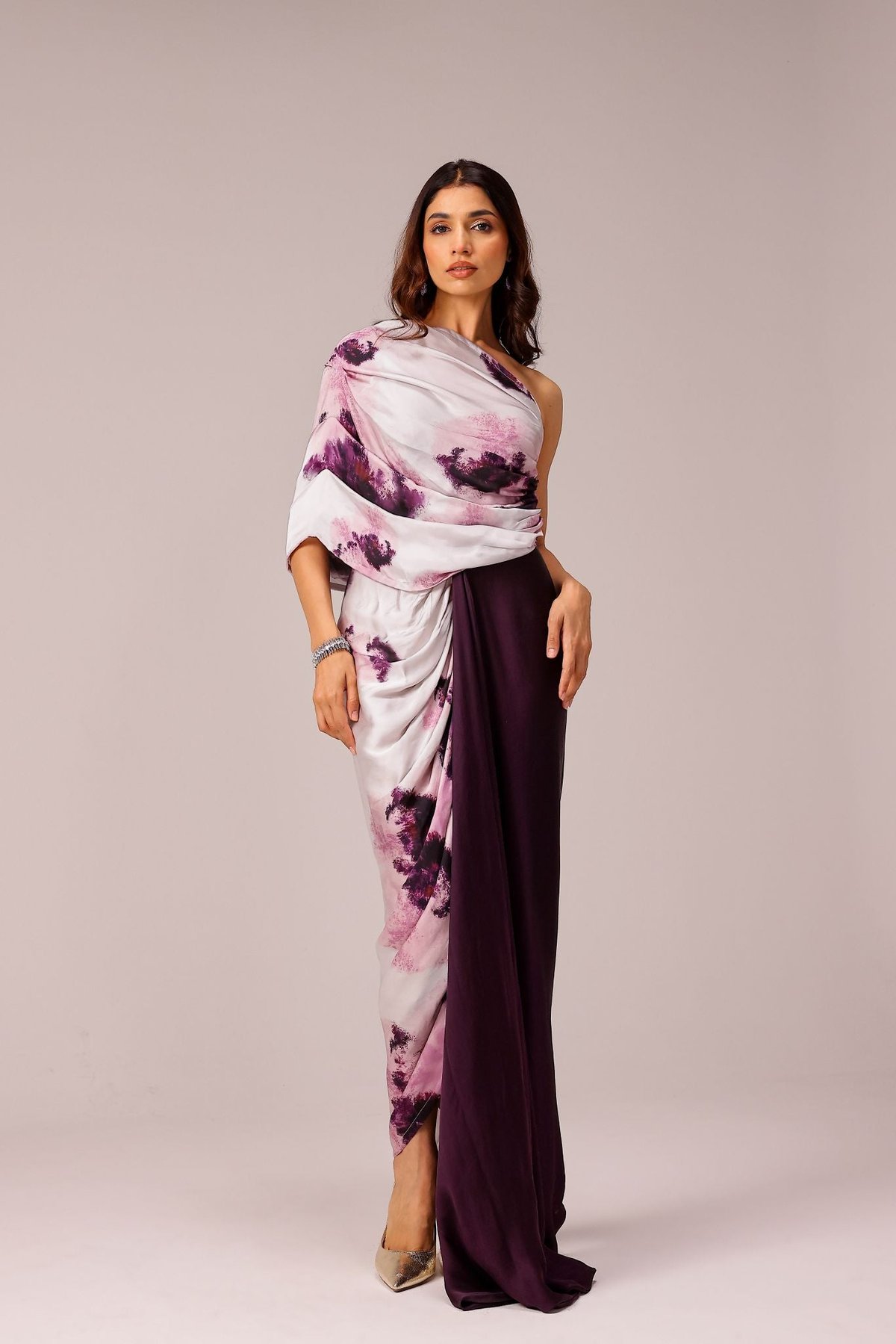 Mila One Shoulder Gown