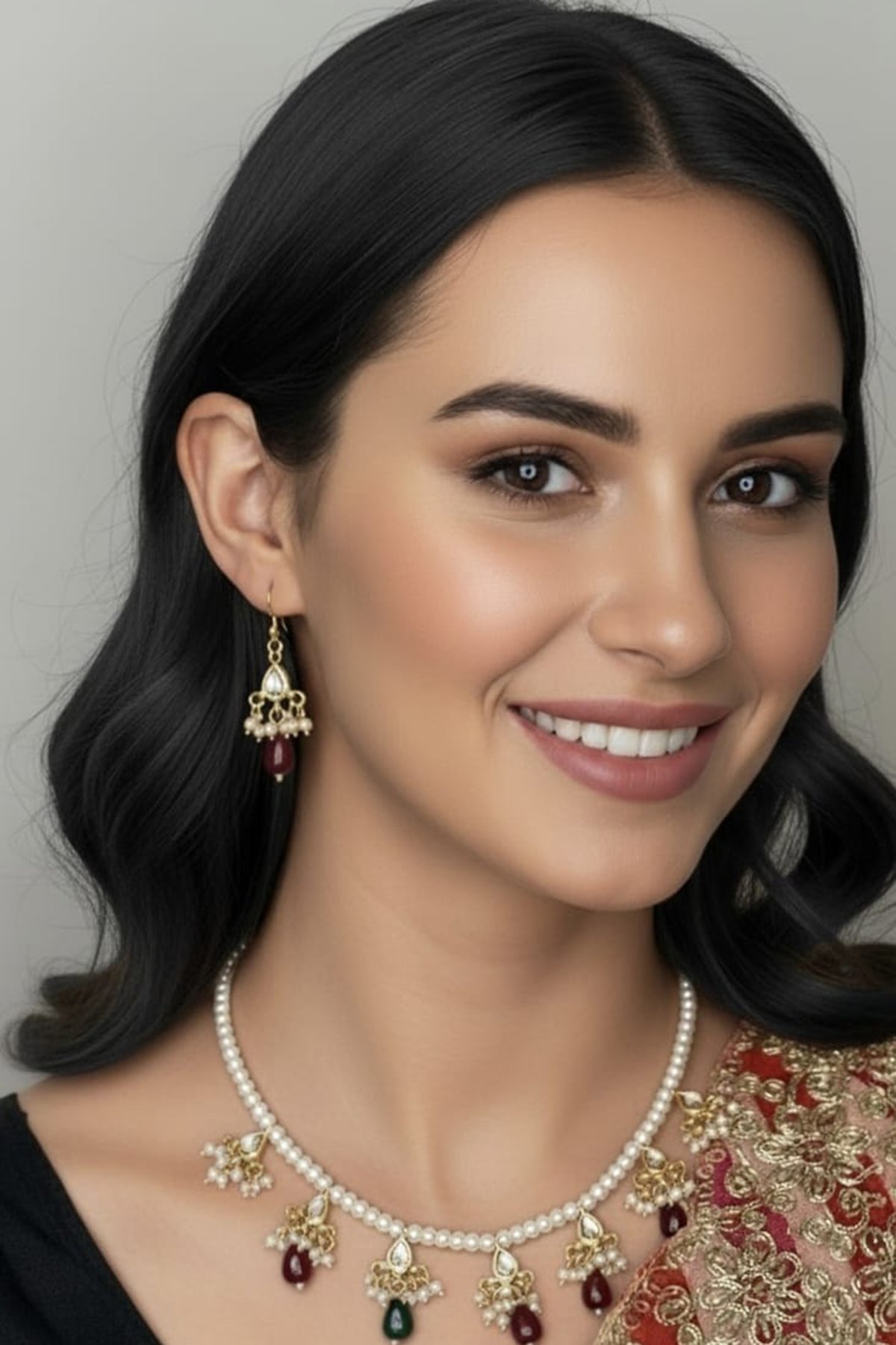 Delight Kundan & Pearl Choker Set