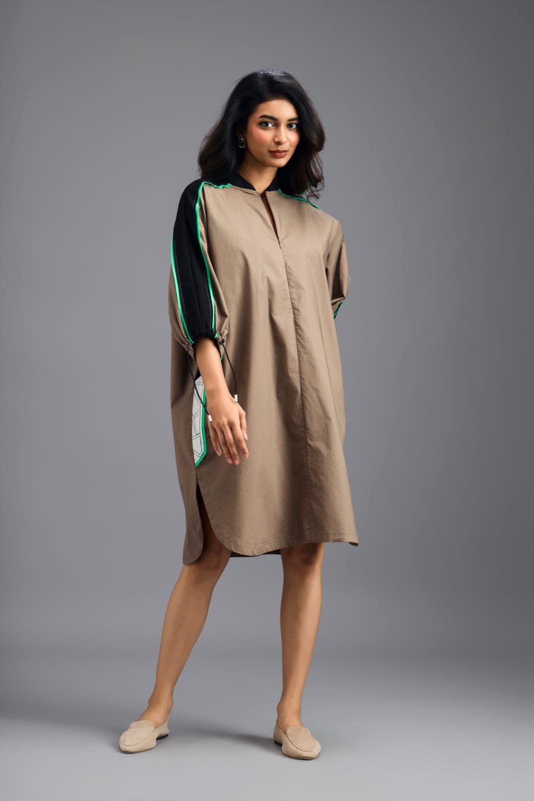 MUD OVERSIZED BOXY DRESS
