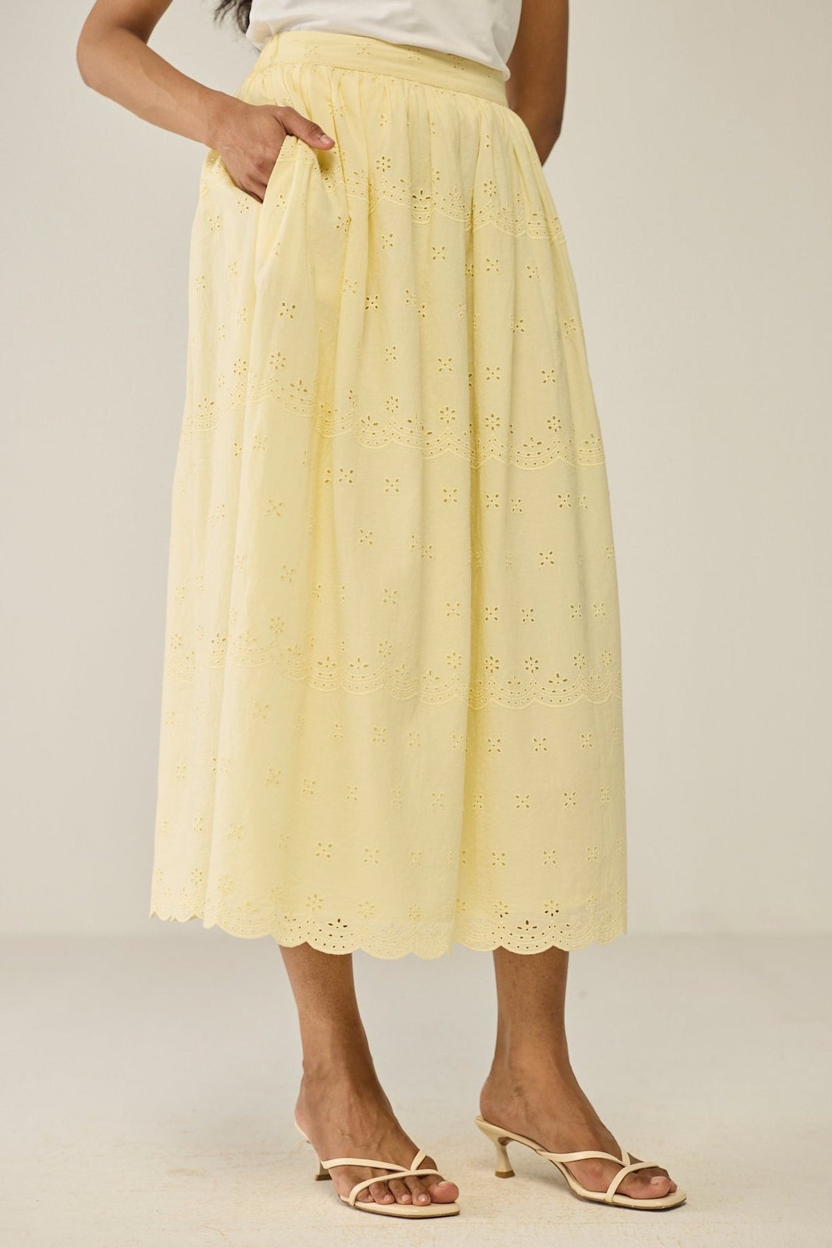 Yellow Maxi Skirt