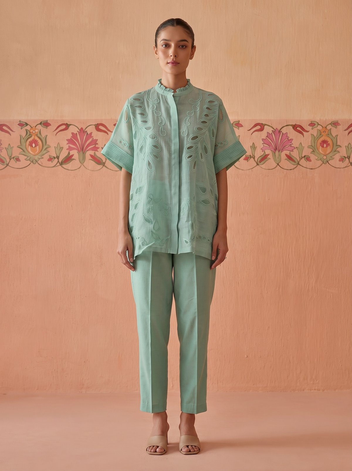Co-ord Sets Firozi Ch-177 Co-ord Set