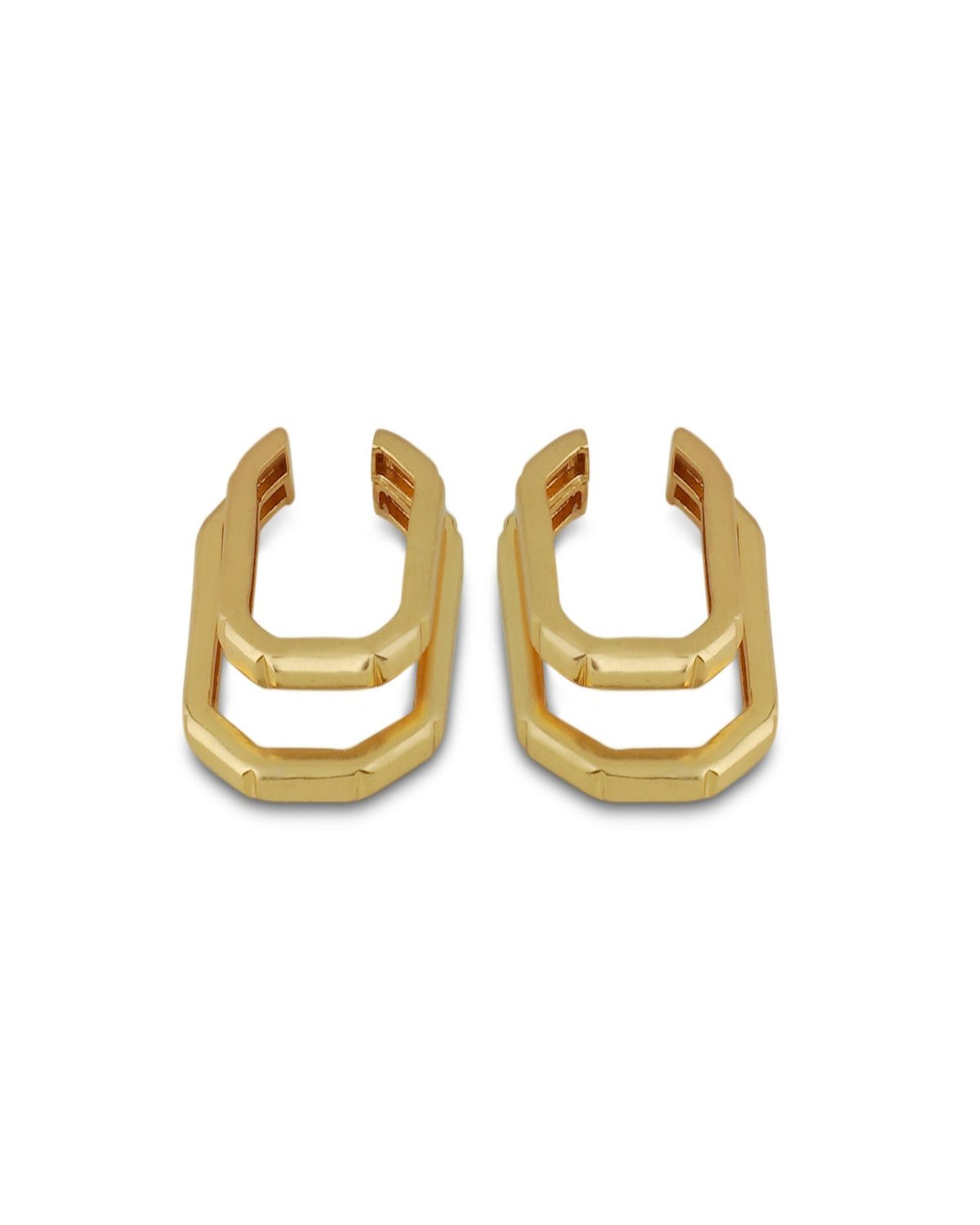 Ellipse Gold Earrings