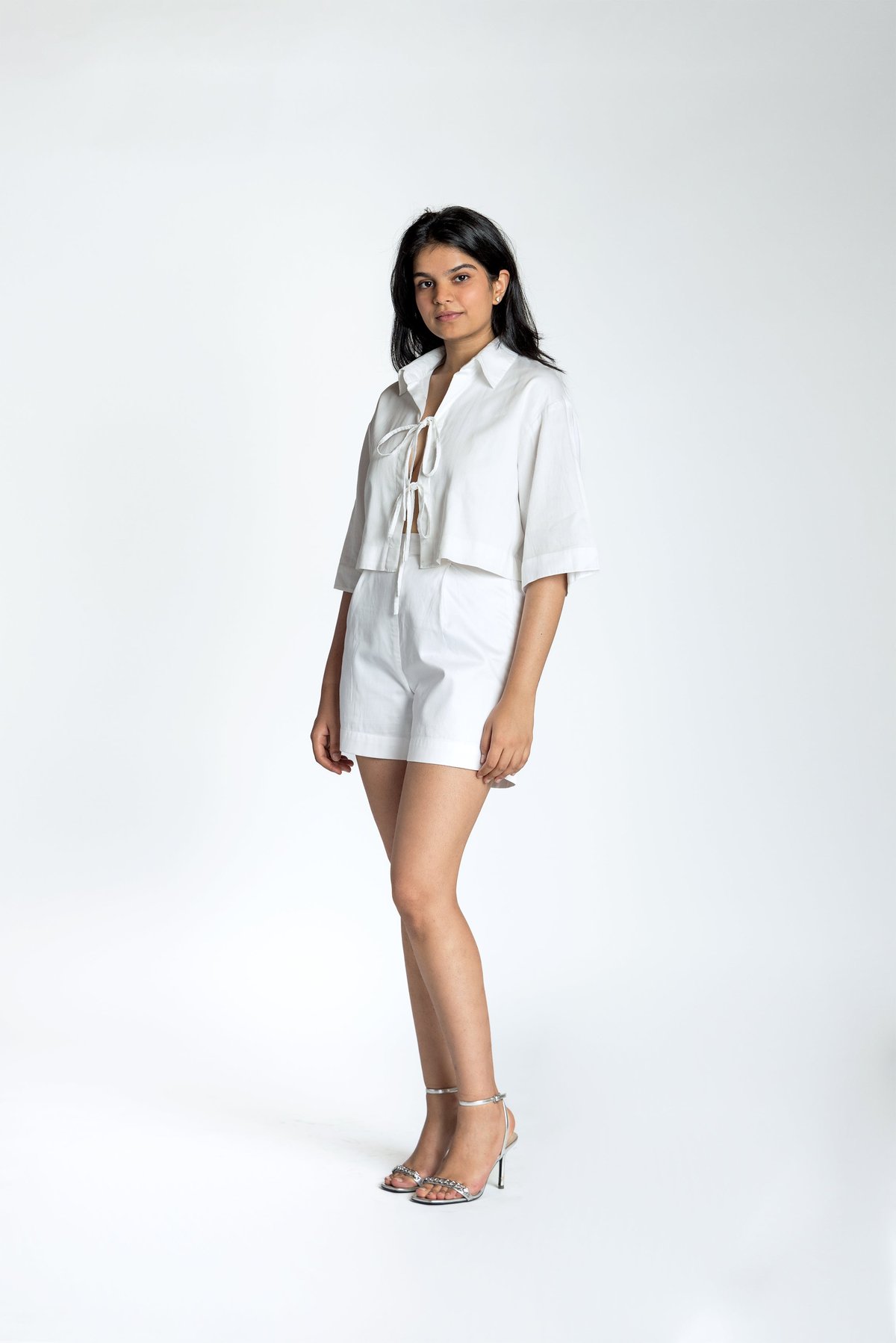 Paired Cotton Shorts