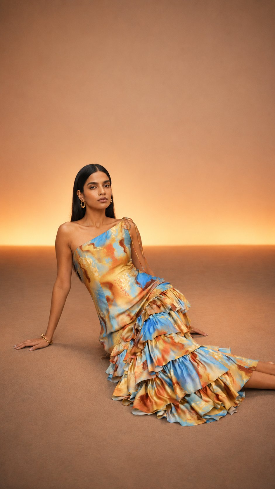 Mirage Ruffle Dress