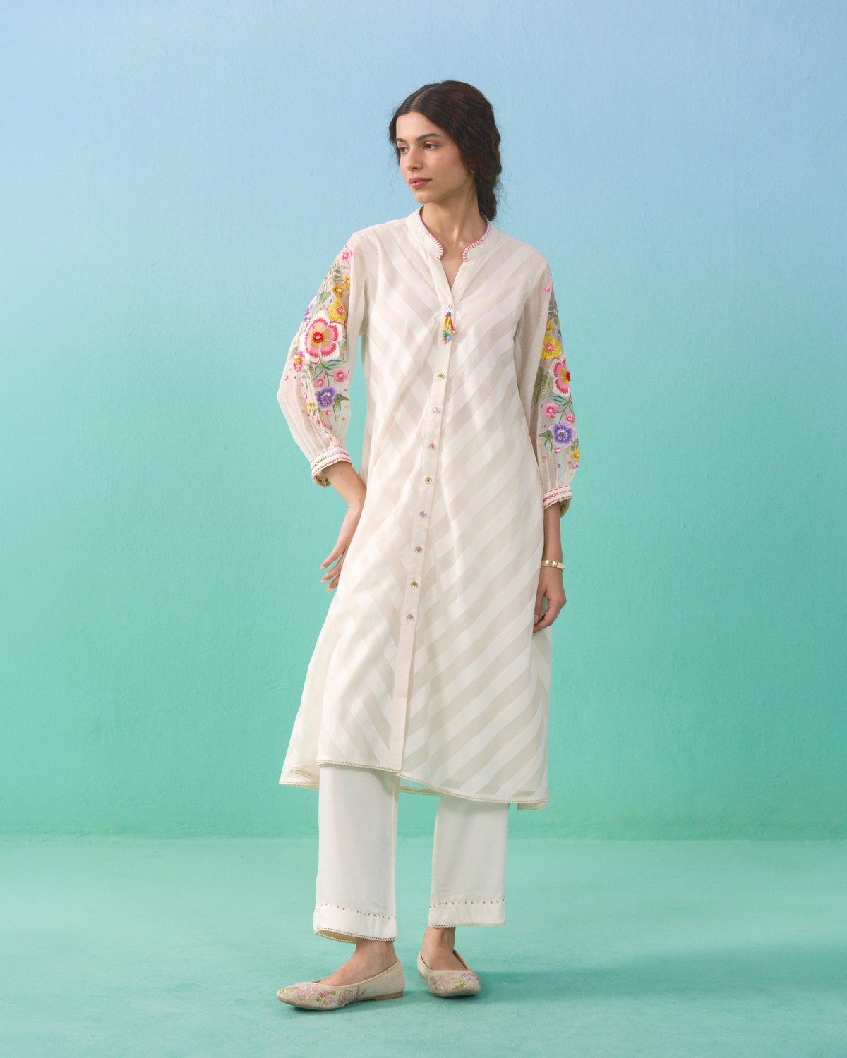 Aasma Button Down Kurta Set