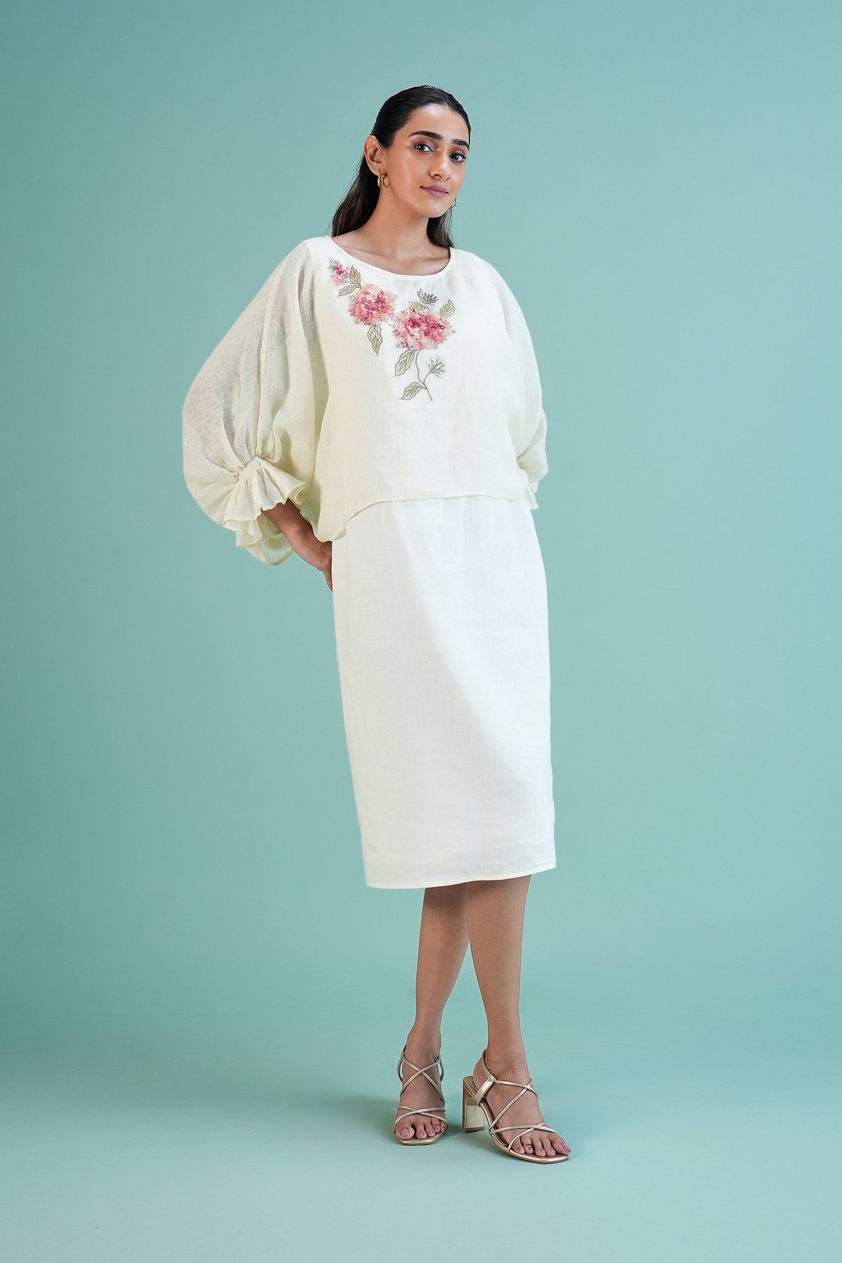 Hydrangea Fluffy Maria Dress