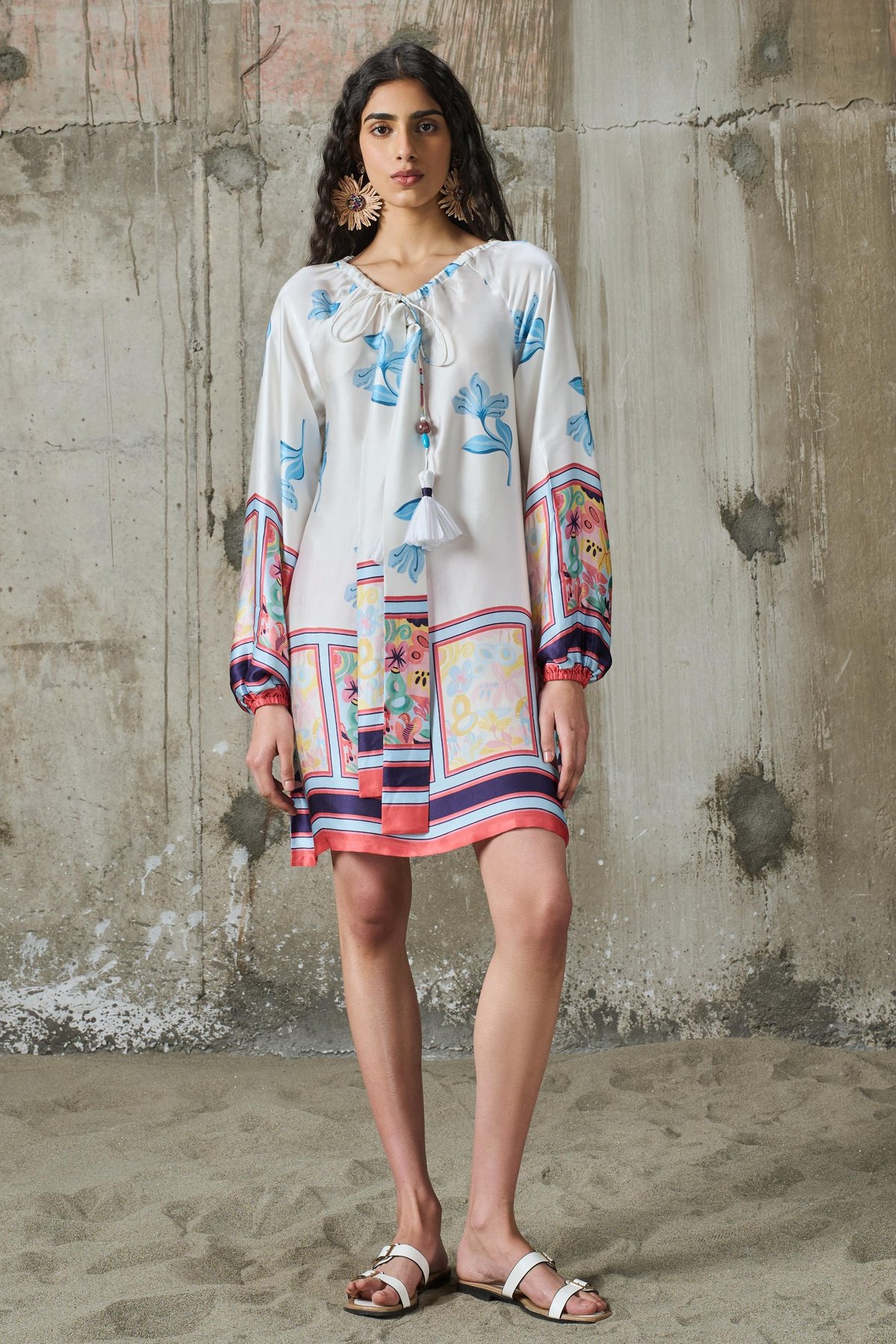 Blooming Edge Mini Dress