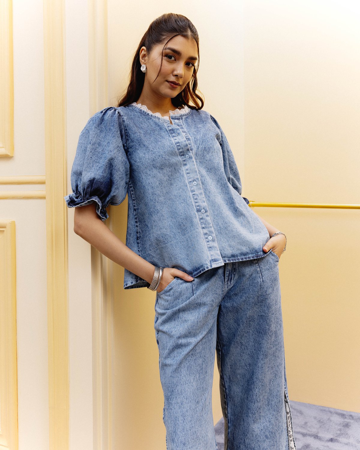 Playsuit- Denim romper