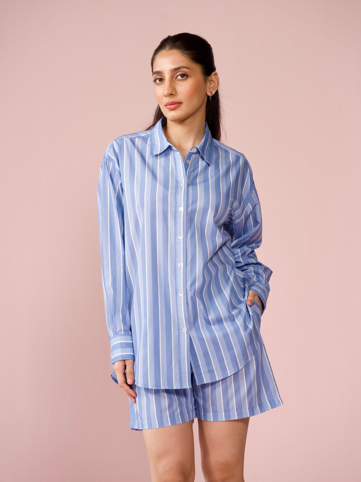 Gelato Poplin Striped Shirt
