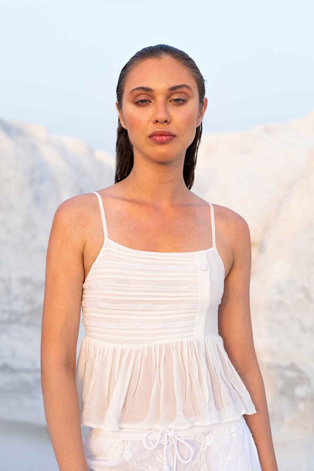 Antidote Georgette Crop Top