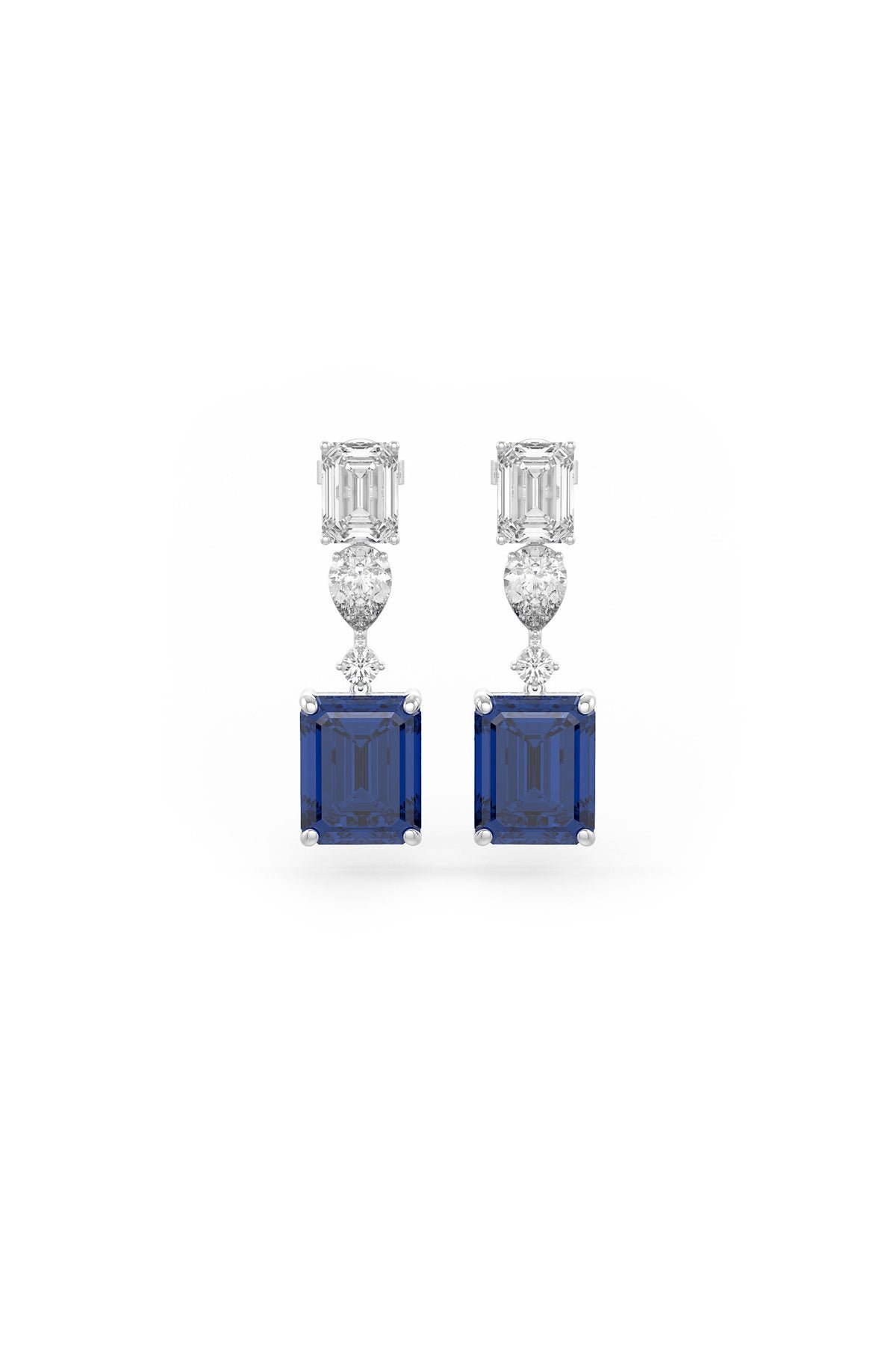 Blue Aurora Teardrop Earrings