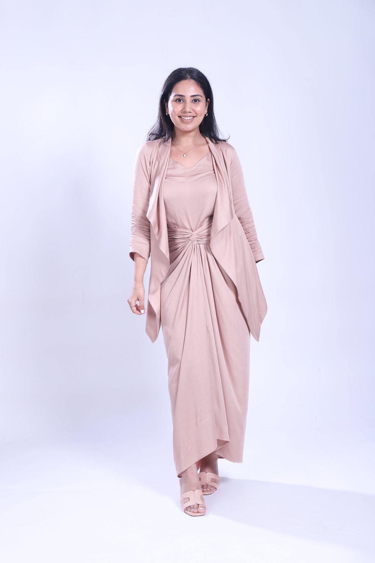 Rose Gold Jacket Set