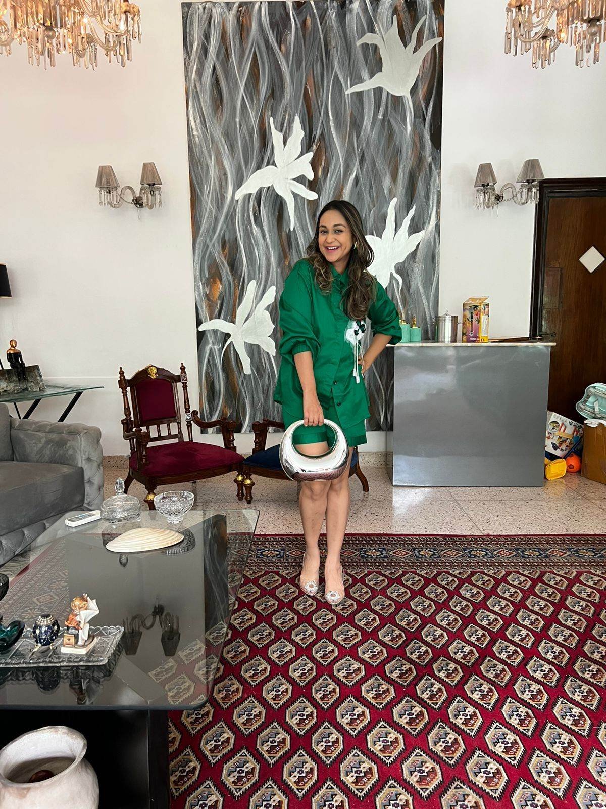 Emerald Bloom Green Co-ord Set
