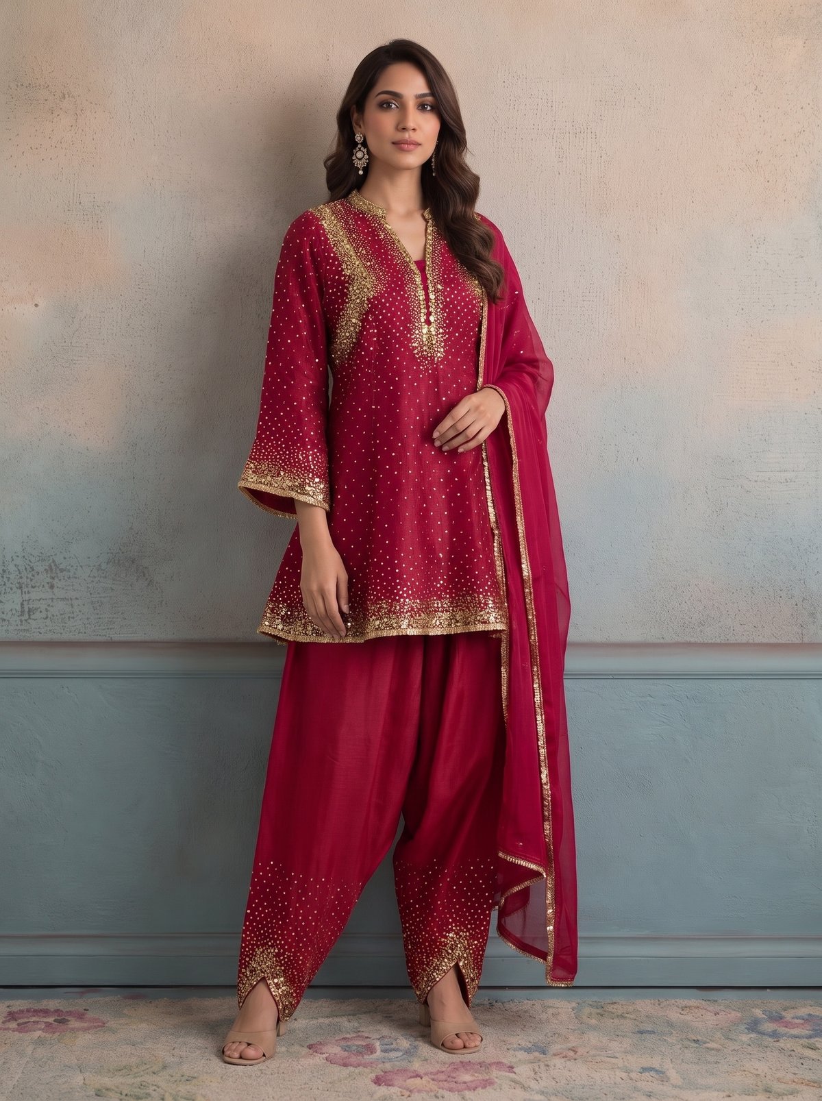 Rani Rose Kurta Set