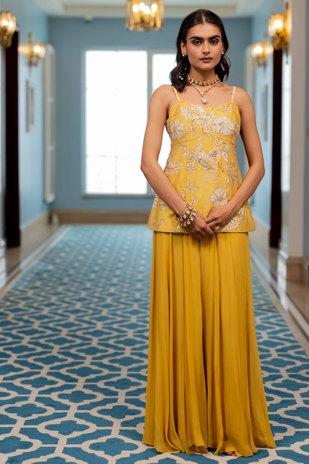 Miyu Kurta Set - Yellow