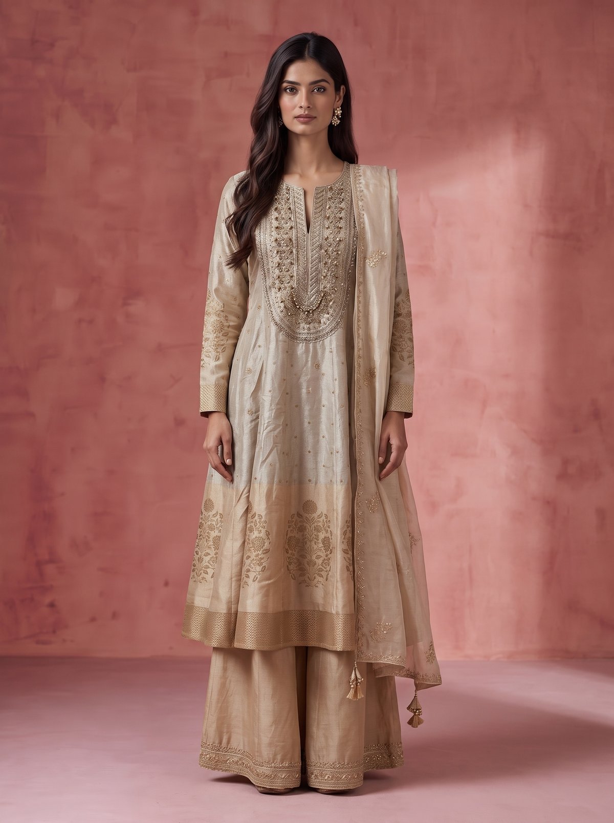 Uma Anarkali Set