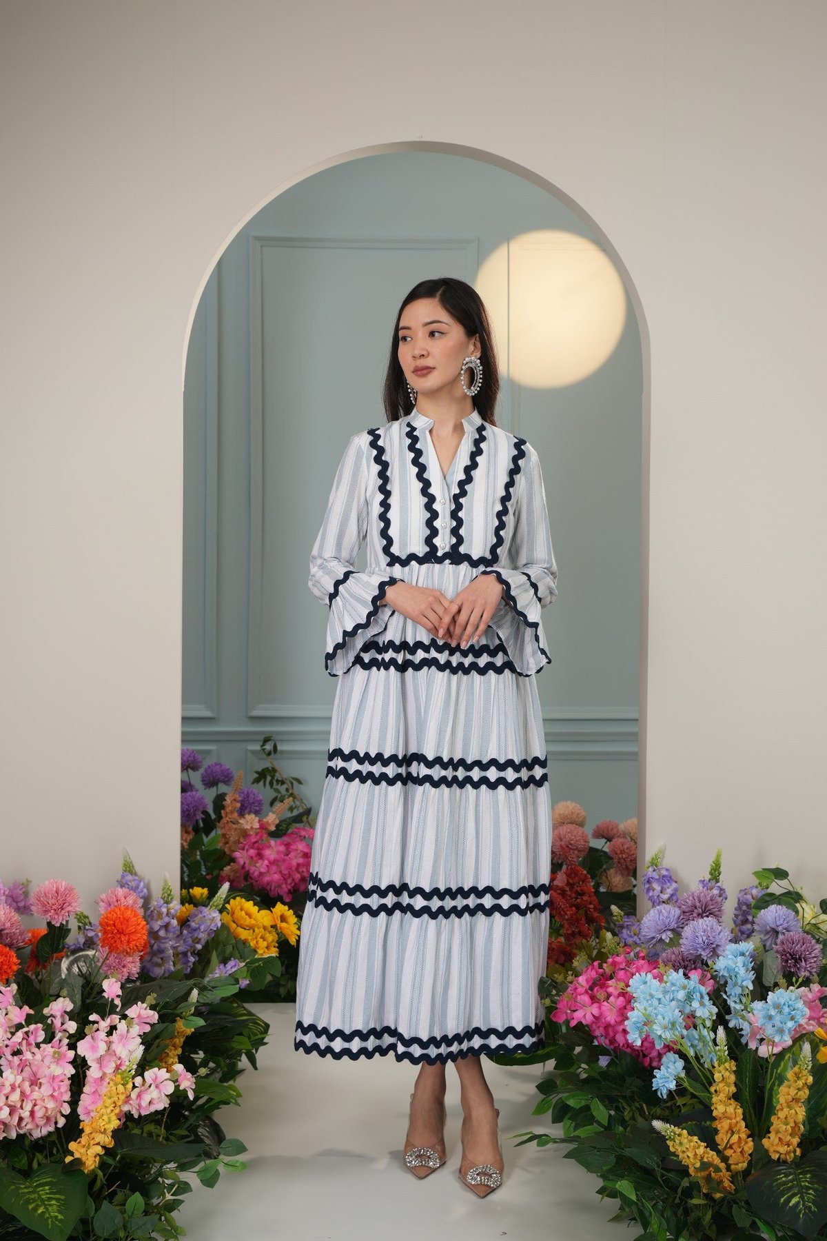 Queeny Dress- Blue