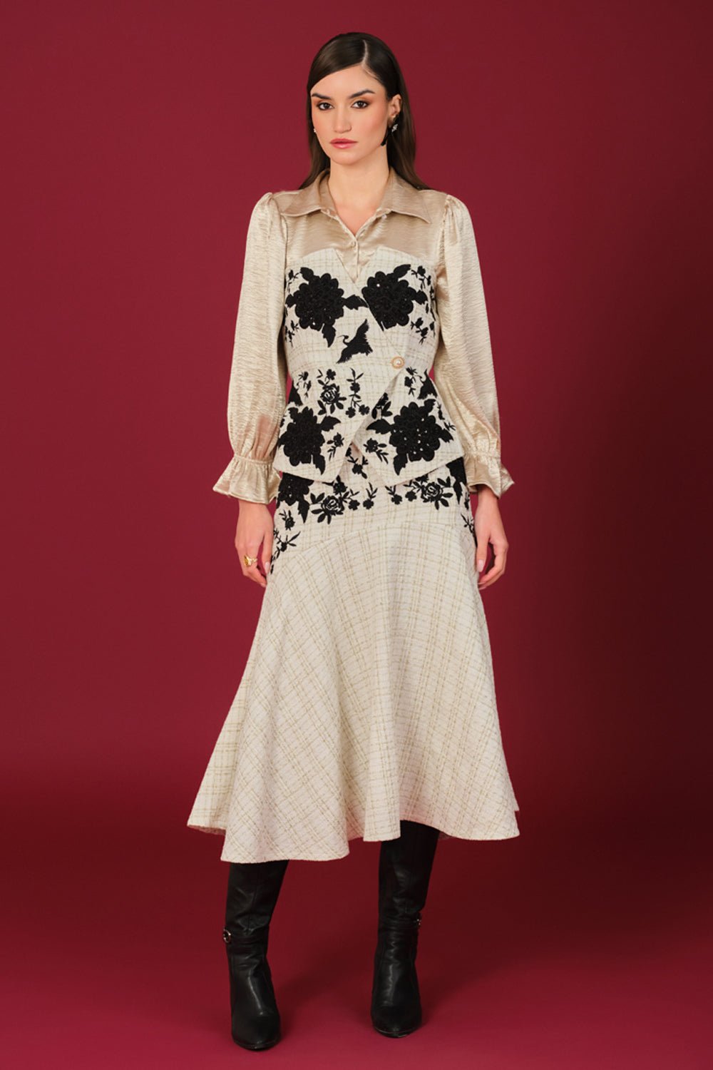 Cream Co ord Set