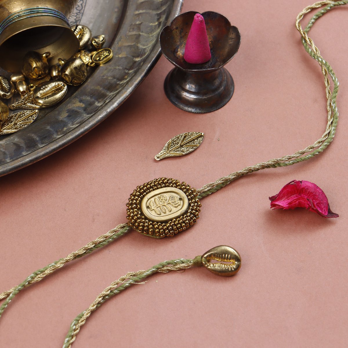 Golden Bloom Rakhis
