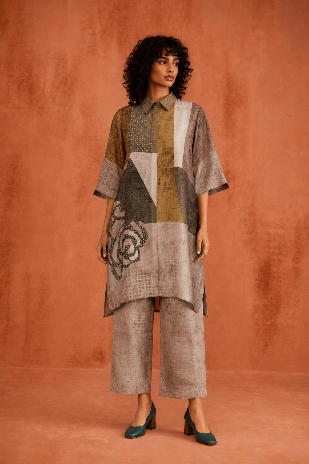 Kaleido Kurta Set
