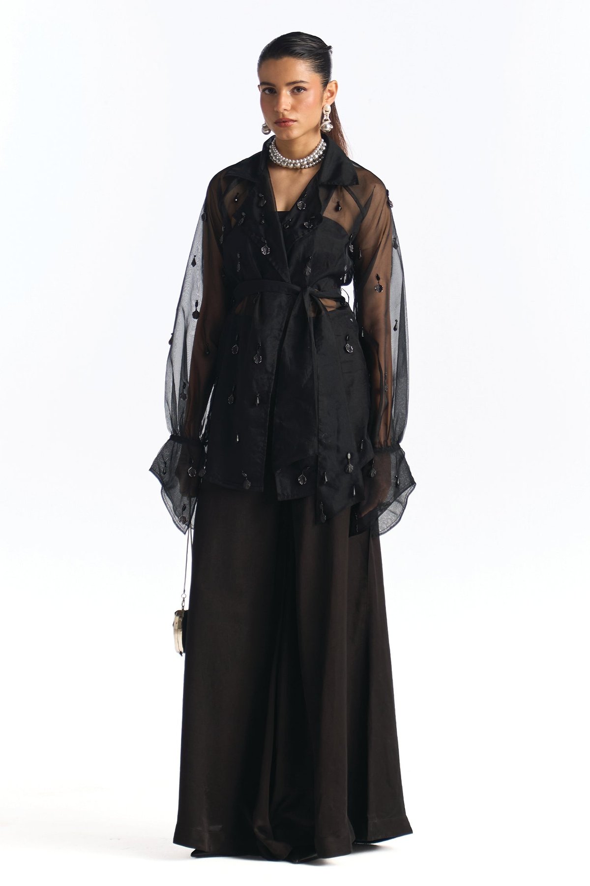 Luster Co-ord Black