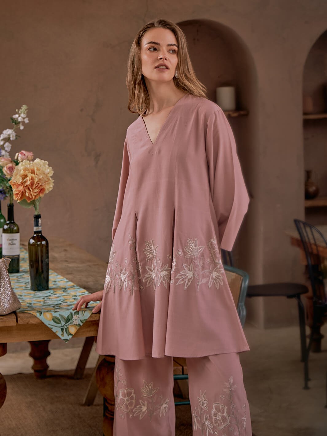 Sparks Embroidered Festive Tunic