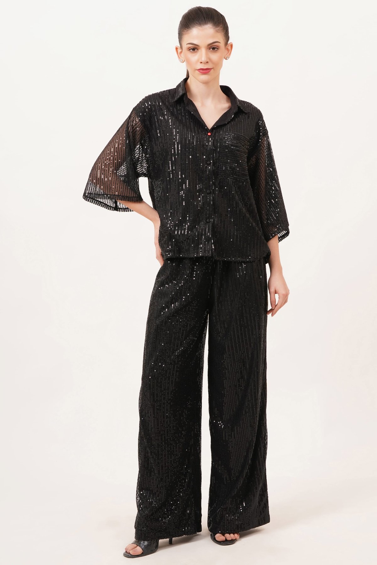 Charm Sequins Co-ord Set