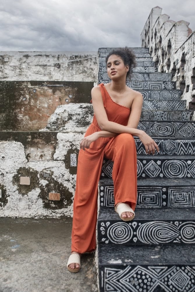 Flame Vine Jumpsuit