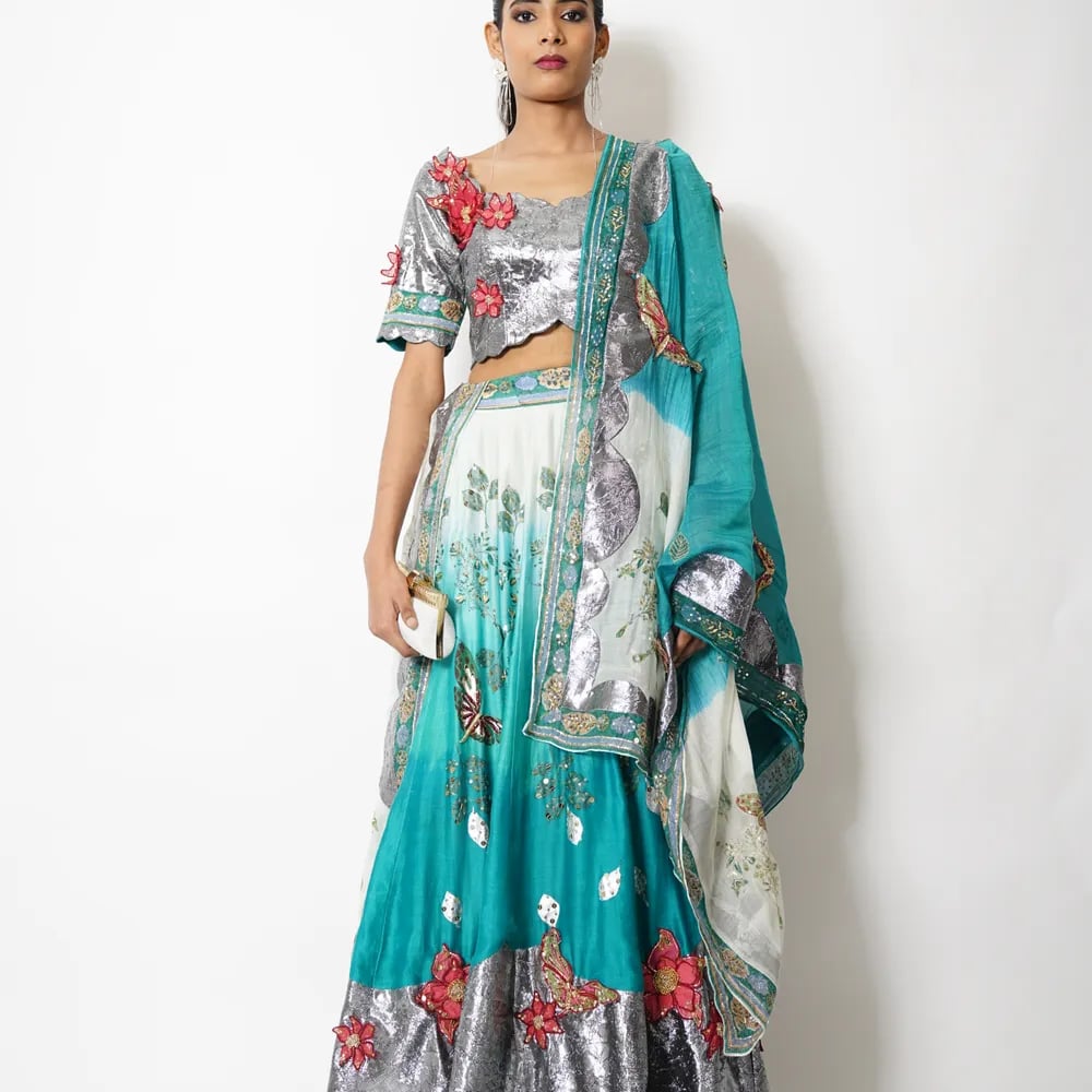 1723 -53 Saumya-Three Pc Lehenga set