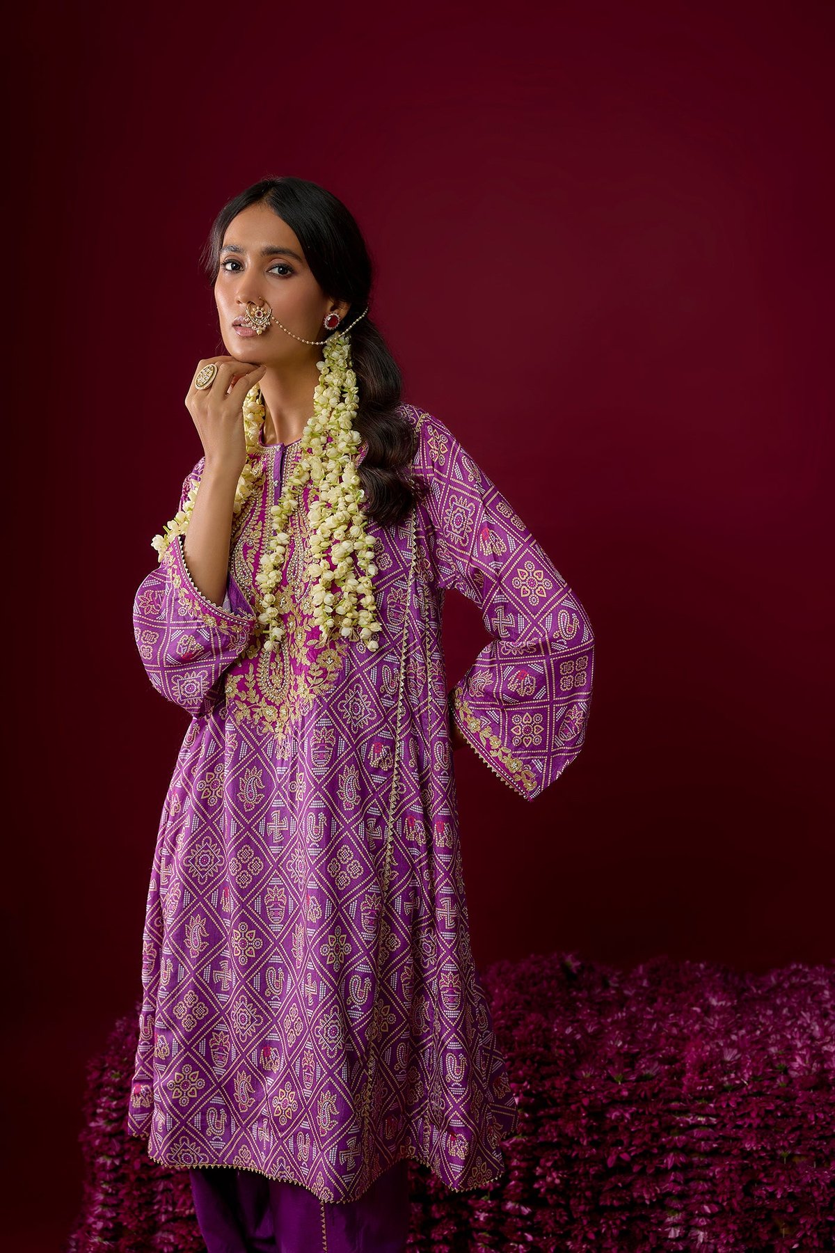 Nadia - Short Kurta With Salwar