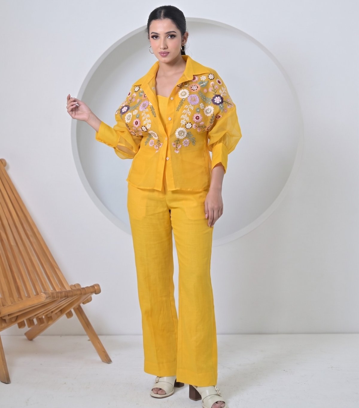 Sun Florium Shirt With Pant Set