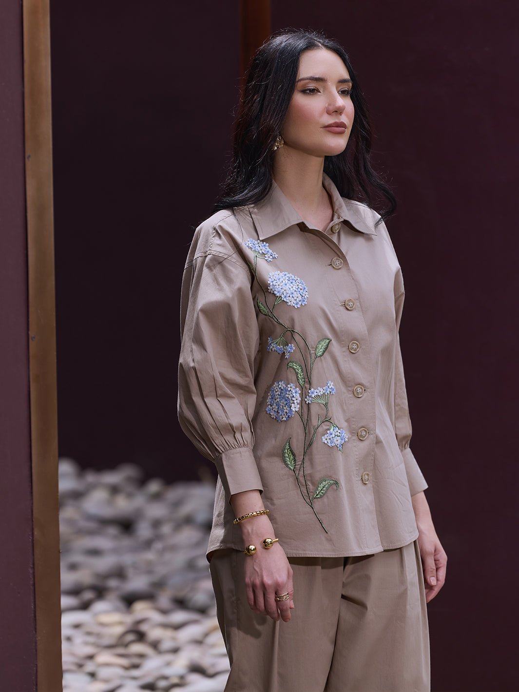 Nectar Bloom Embroidered Shirt