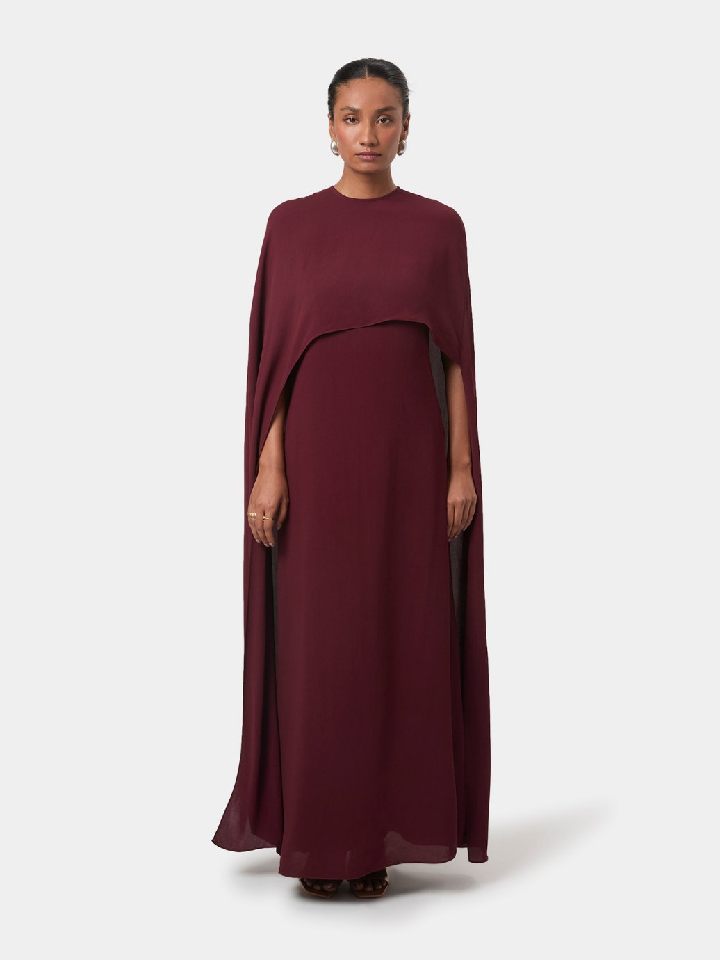Alaia Draped Overlay Gown