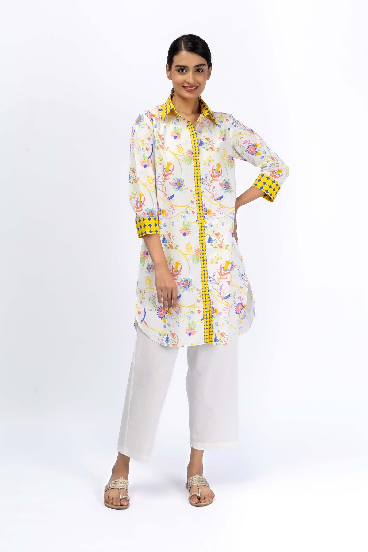 Roses Chintz Shirt + Pant Set