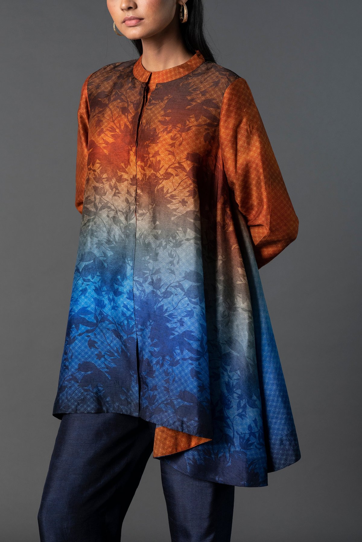 Array Leafy Rusty Blue Coord
