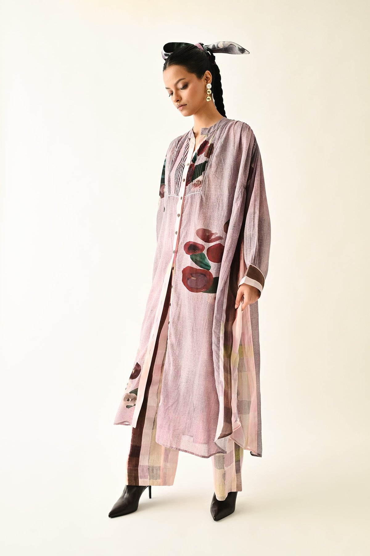 Dusk Pink Thistle Dress