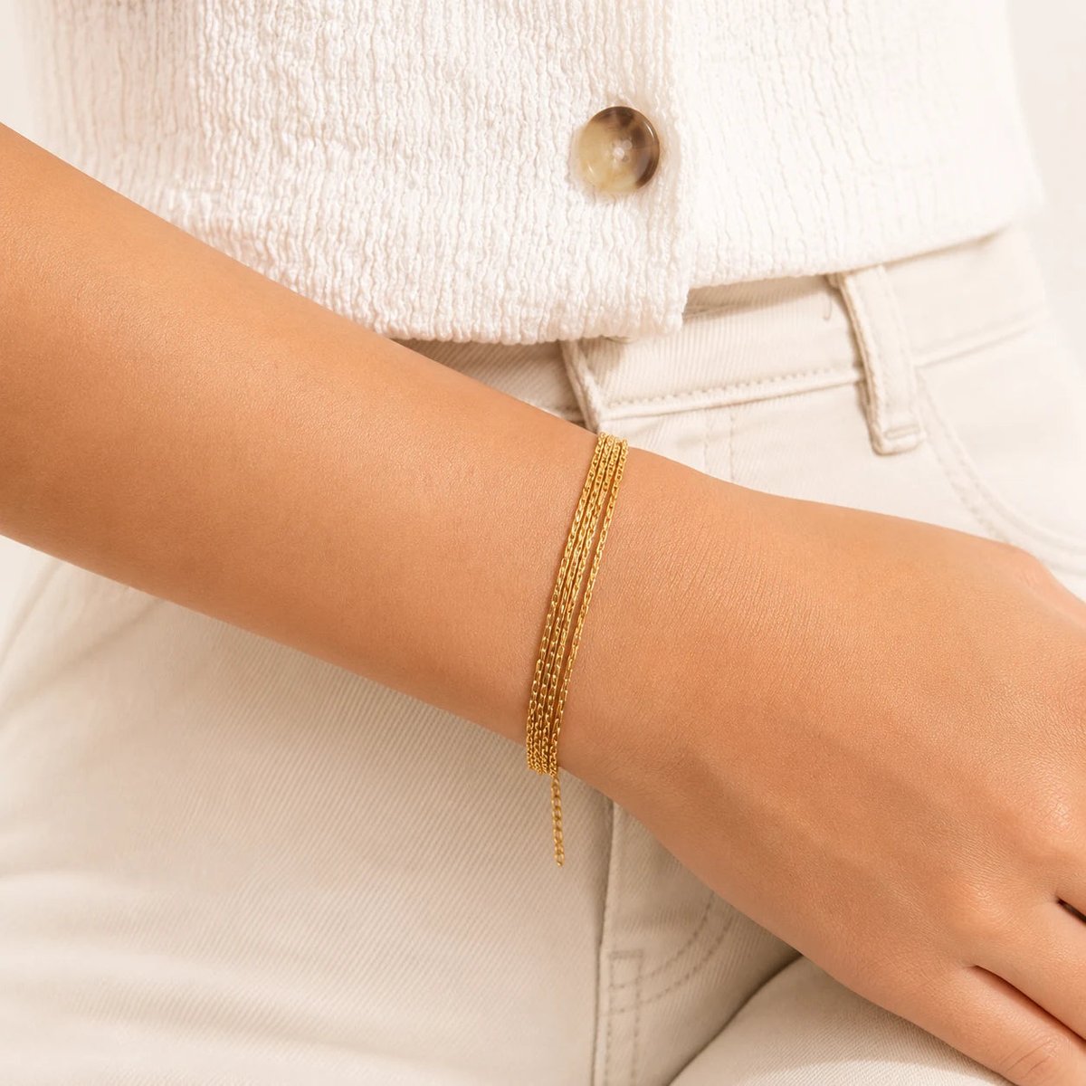 Golden Silence Bracelet