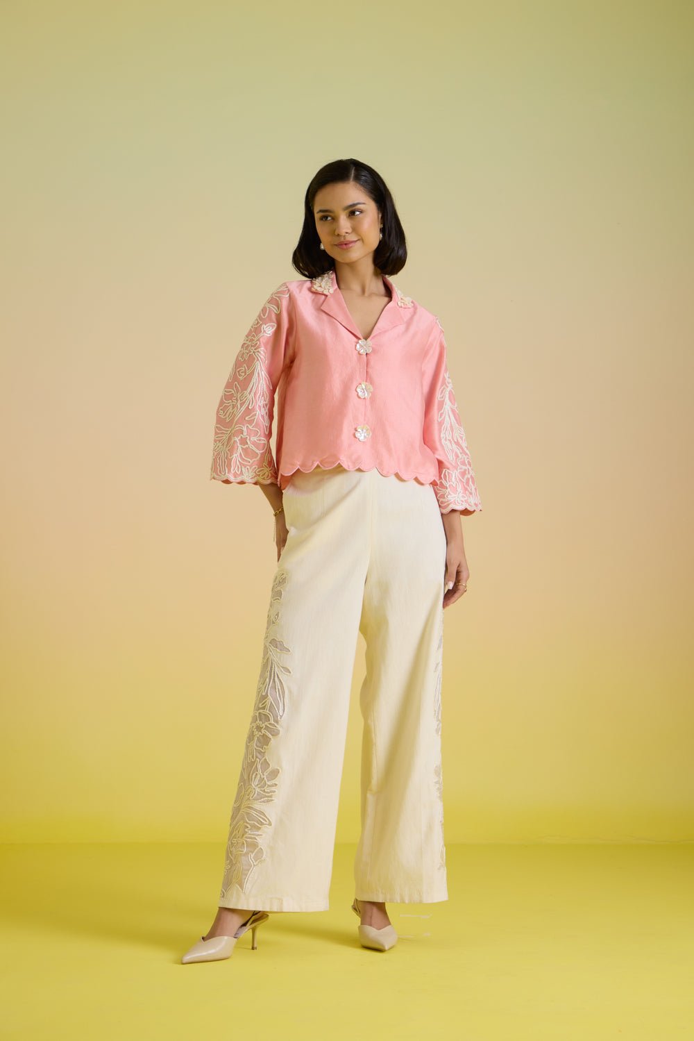 Rosã© Embroidered Coord Set