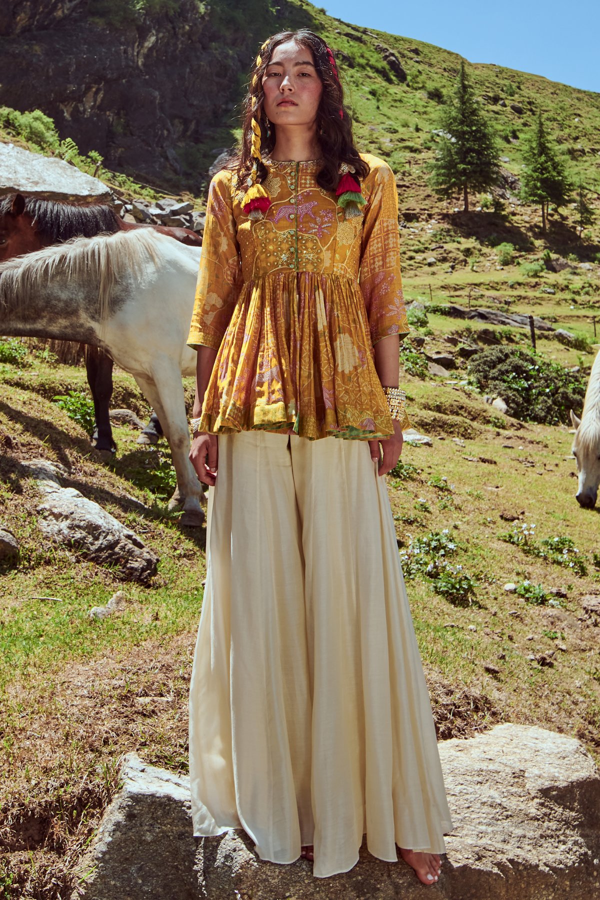 Valentina Peplum Set