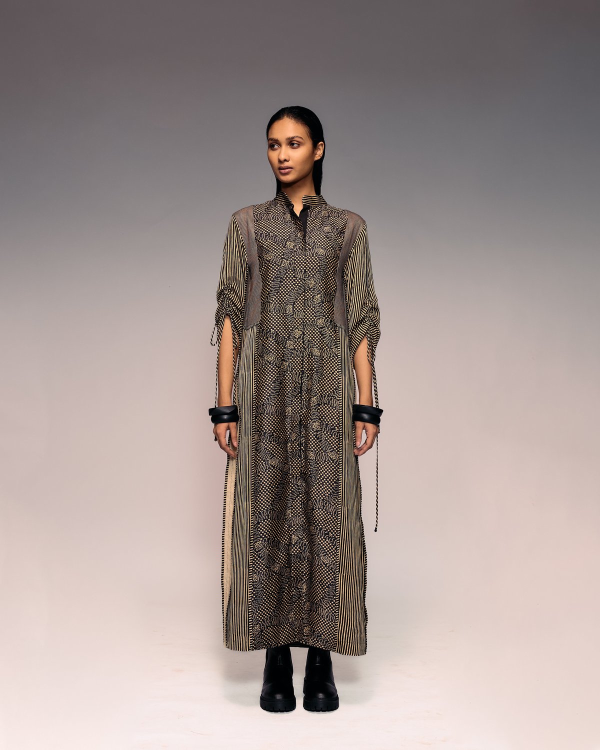 Print Panel Dress