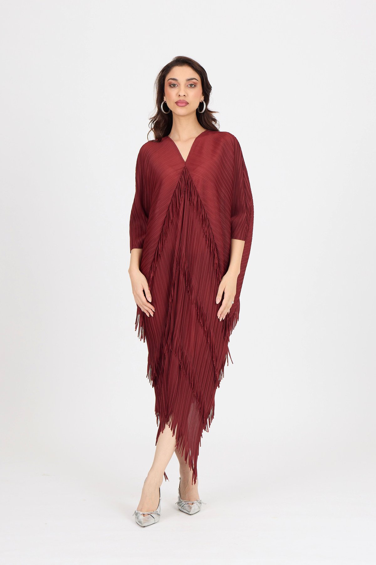 Kimono Fringe Dress